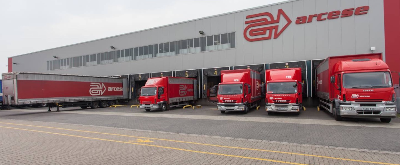 Logistics facility photograph from A1’s existing warehouse WiFi project page